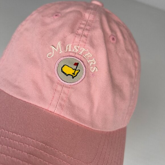 Vintage Masters Hat Women Strap Back Golf Flag Magnolia Lane Pink Hype Core Cap main image 8